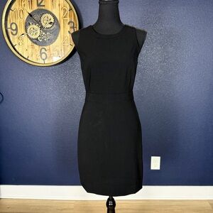 J. Crew Factory NWT Classic Black Business Suiting Sheath Dress | Size 0 PETITE